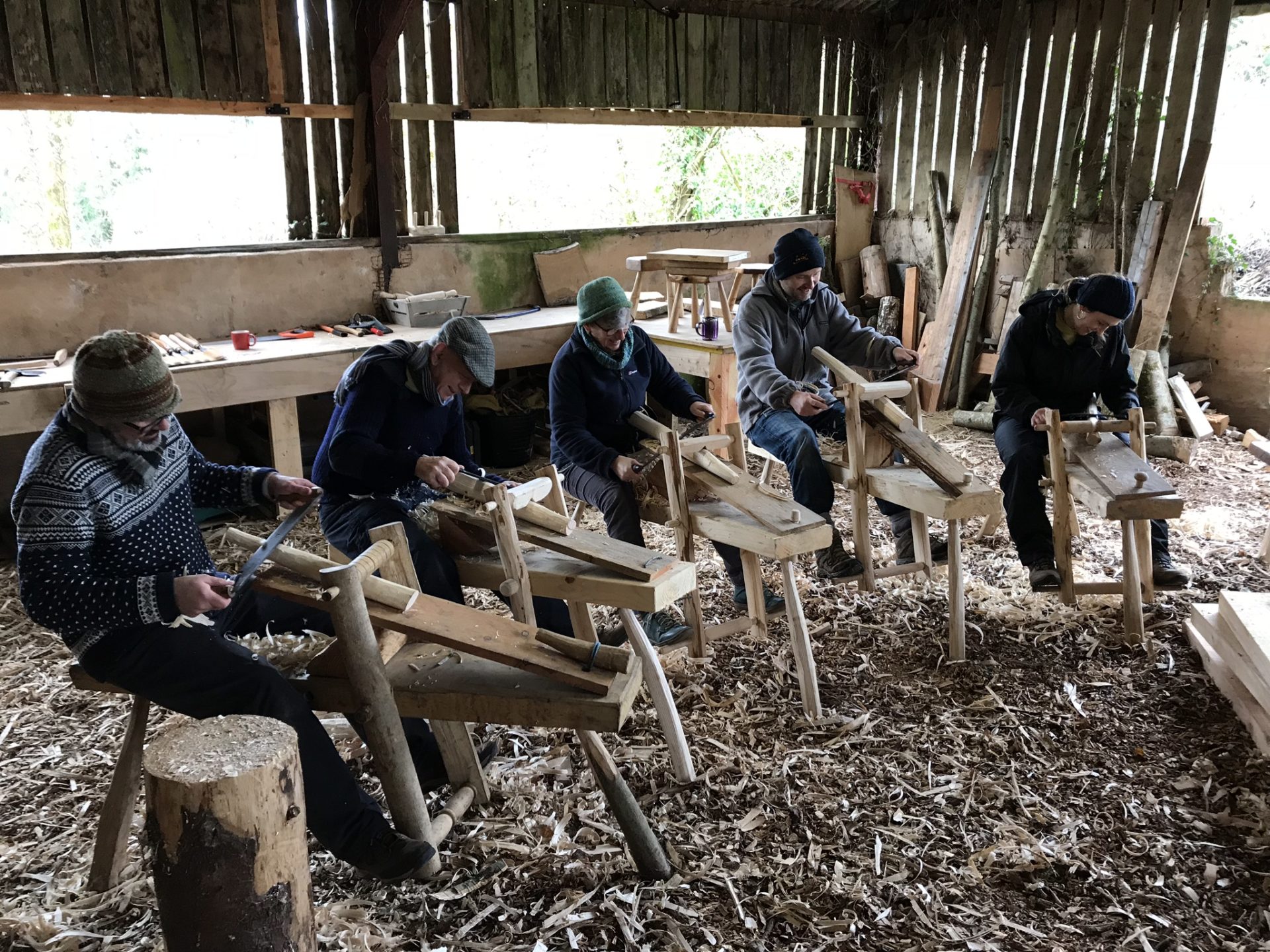 Woodwork Courses In Devon Learn To Make Green Wood Furniture With Little Acorn Furniture Fingle Wood Dartmoor Devon